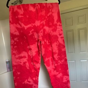 tie dye/bleach sweatpants/joggers